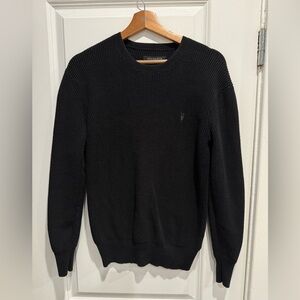 All Saints Charcoal Crewneck Sweater